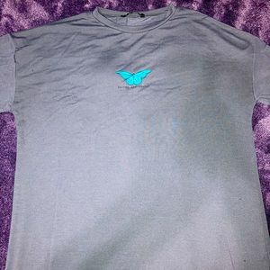 Grey oversized T-shirt